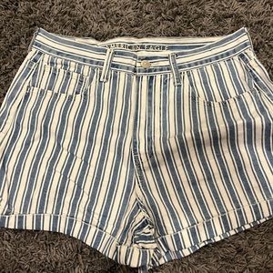 American Eagle striped shorts